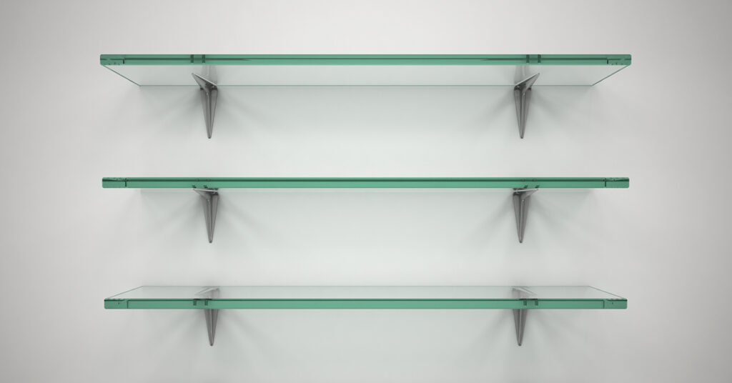 Custom Glass Shelves