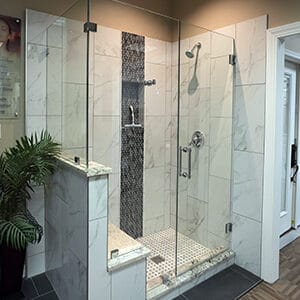 Frameless Shower